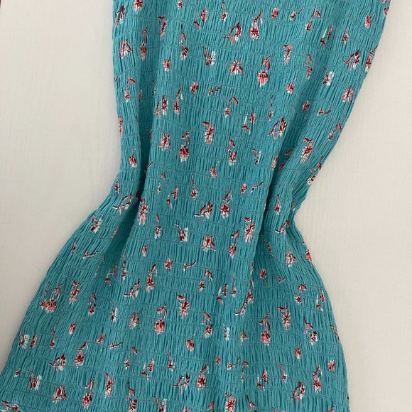 Smocked Floral Mini Dress - Picture 4 of 4